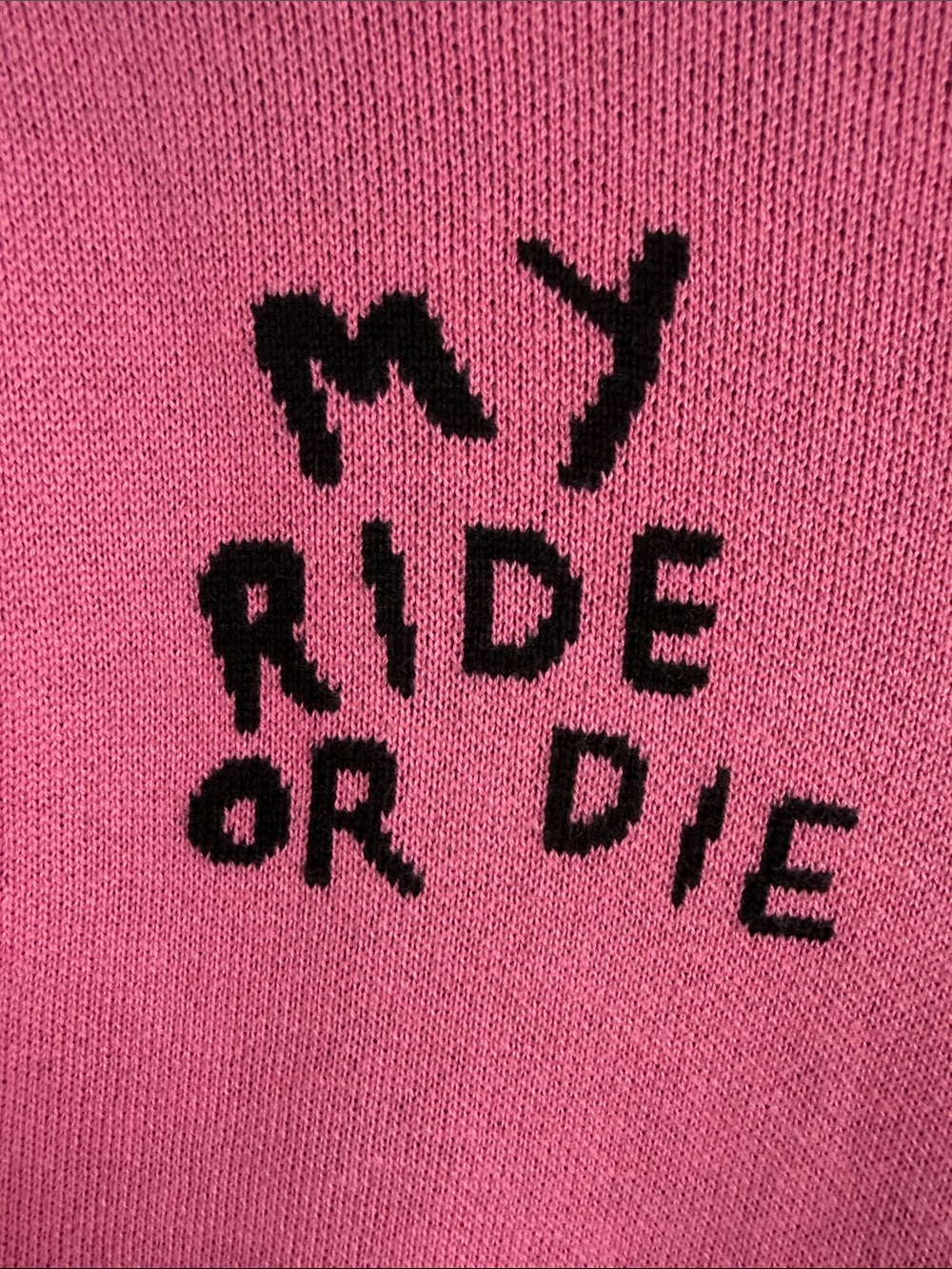 Teddy Fresh Pink Cat Graphic Knit Sweater - Picture 5 of 8